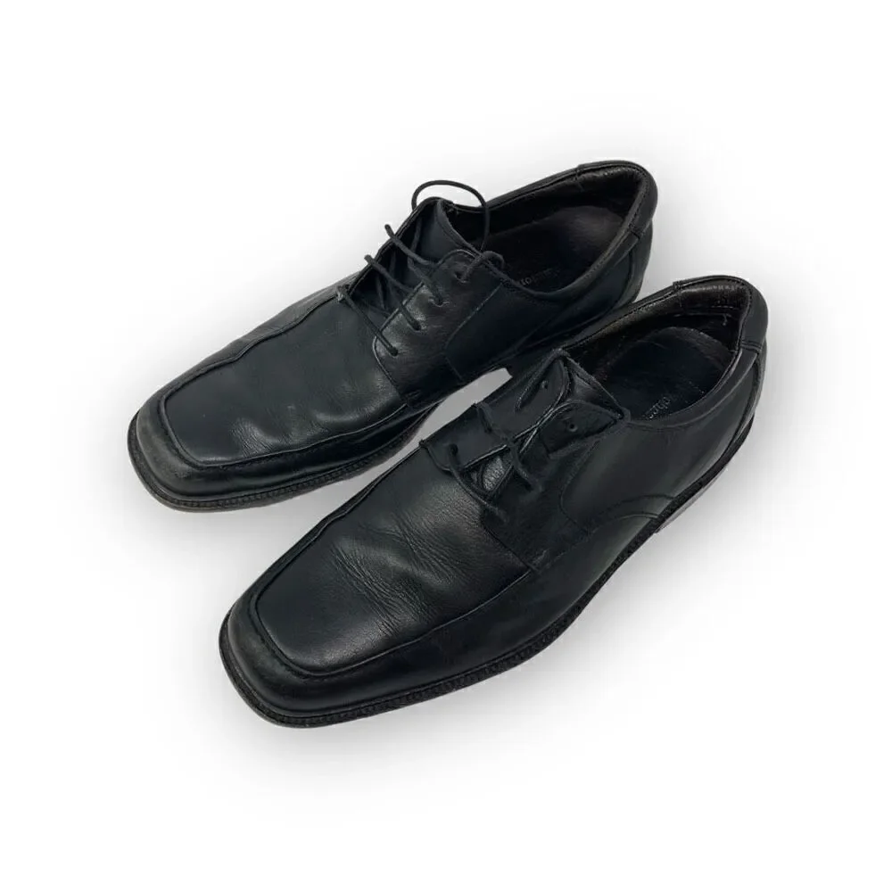 Johnston & Murphy Black Leather Shoe Lace Up Preppy Classic Men’s Size 10.5 Med